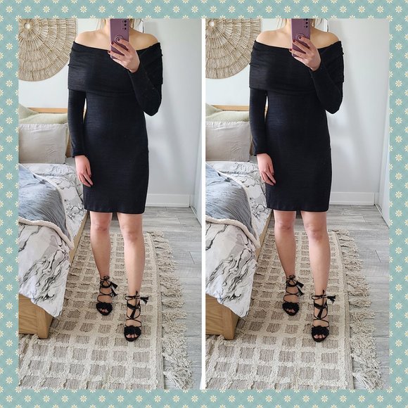 Aritzia Wilfred Free‎ Off-The-Shoulder Dress - Picture 1 of 5